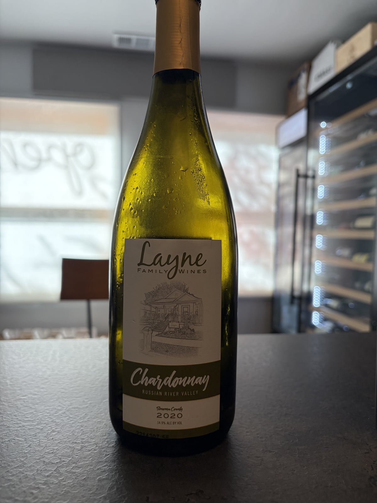 Chardonnay label
